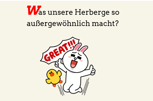 Wir bieten dir eine Übernachtungsalternative in liebevoll eingerichteten Gästezimmern, und ein familiäres Ambiente.